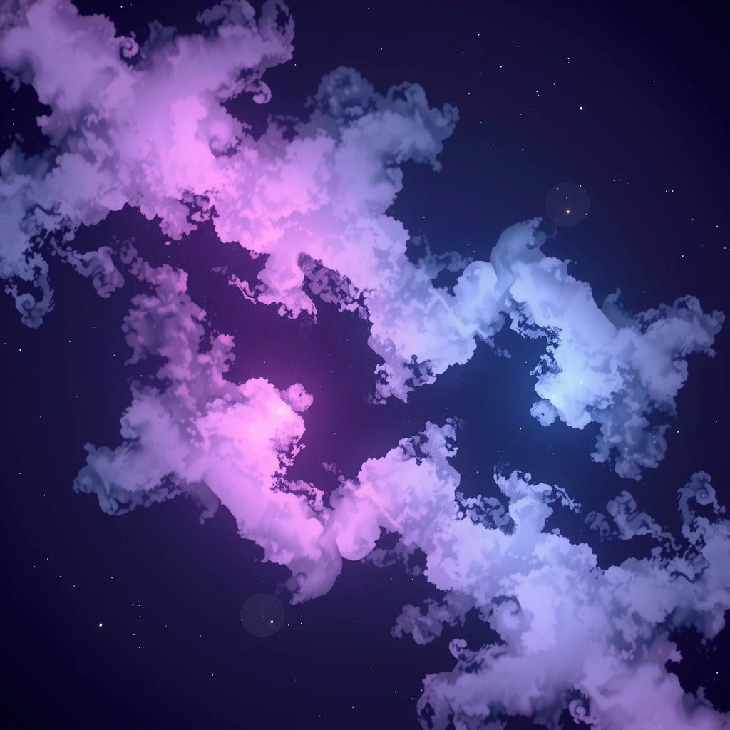 Deep space nebula background representing cosmic origin